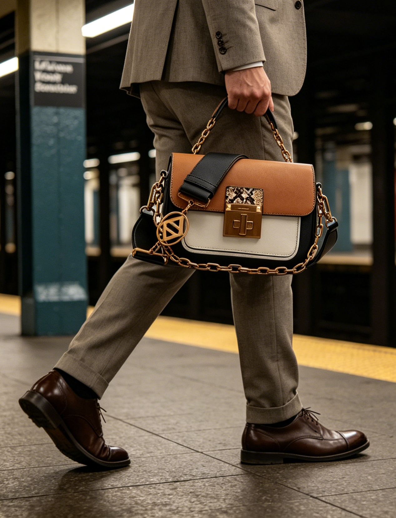 Ladies' handbags, crafted from carefully selected high-quality fabrics, embody luxury and elegance, revealing a sense of refinement amidst simplicity.